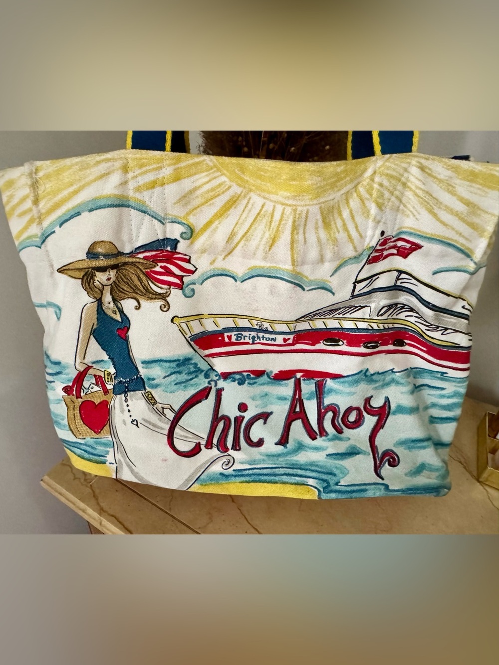 BRIGHTON OVERSIZED TOTE BAG EUC - Picture 3 of 8